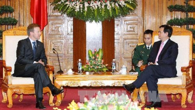 越南政府总理阮晋勇会见新西兰国防部长